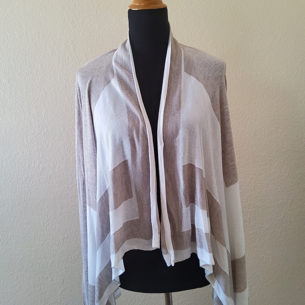 Inc International Concepts Open Front Color Block… - image 2